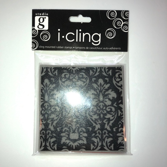 STUDIO G Floral + Baroque i-Cling Foam Cling Rubber Stamps Set of 2, RARE, NEW! - Picture 10 of 12